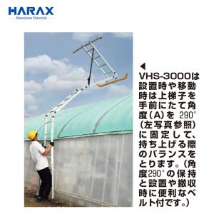 ハラックス HARAX ハウス用昇降ハシゴ 農...の詳細画像2