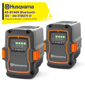＜2個セット品＞Husqvarna ハスクバーナ 36V・4Ah高性能 Li-Ion リチウムイオン バッテリー 40-B140X Bluetooth 9706079_01