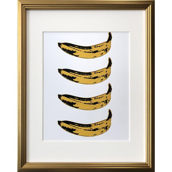 Andy Warhol｜アンディ・ウォーホール アートフレーム Banana 1966 x4 【bi...