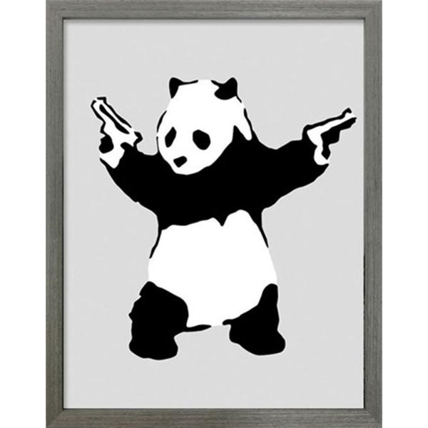 Banksy｜バンクシー アートフレーム Panda with Guns 【bicosya/美工社】...