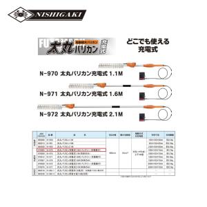 ニシガキ 太丸バリカン充電式 バッテリー・充電...の詳細画像4