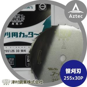 ツムラ｜笹刈刃 255x1.25x30P 丸ヤスリ研磨で簡単復活 草刈り機｜aztec