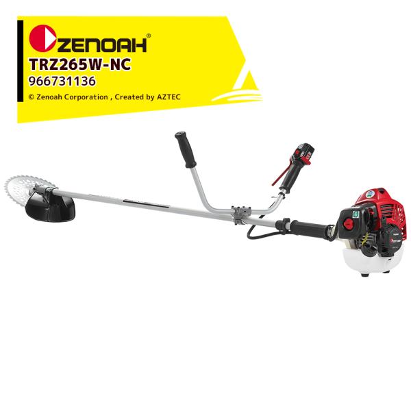 ゼノア 草刈り機 ZENOAH エンジン式刈払機 TRZ265W-NC 両手ハンドルタイプ 排気量:...