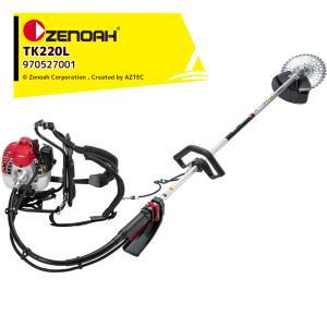 ゼノア｜草刈り機 ZENOAH 背負式 エンジン式刈払機 TK220L ループハンドルタイプ 排気量: 21.7 cm3 970527001｜aztec