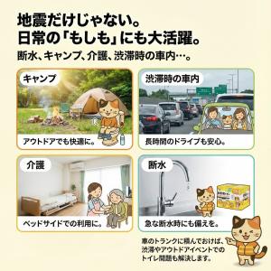 簡易トイレ 非常用トイレ 防災トイレ 150回...の詳細画像3