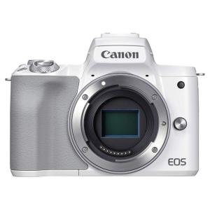 Canon ミラーレス一眼カメラ EOS Kiss M2 ボディー ホワイト KISSM2WH-BODY｜azukipalette