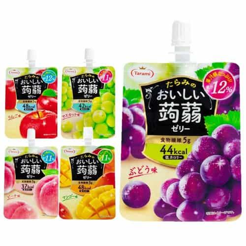 たらみ おいしい蒟蒻ゼリー 150g 5種×6個 計30個セット （ぶどう・ピーチ・りんご・マスカッ...