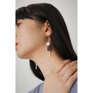 CUSTOMIZED HOOP EARRINGS/カスタマイズフープピアス/レディース/アクセサリー ピアス【SALE】｜azulbymoussy