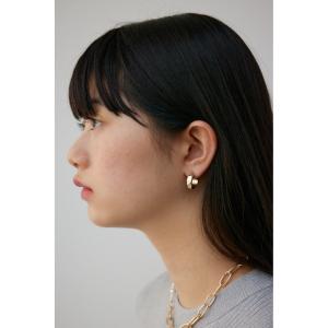 イレギュラーシェイプミニフープピアス/レディース/アクセサリー ピアス｜azulbymoussy