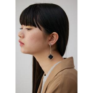 アクリル×メタルアシンメトリーピアス/レディース/アクセサリー ピアス｜azulbymoussy