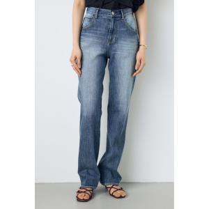 【WEB限定】AZUL DENIM センタープレスストレートデニム ロング丈/レディース/ボトムス デニムパンツ  ロング