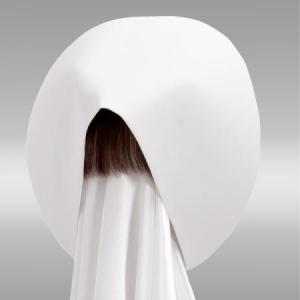 洋髪用綿帽子サポート金具 扇M ＜2枚羽根＞ Sサイズもござい