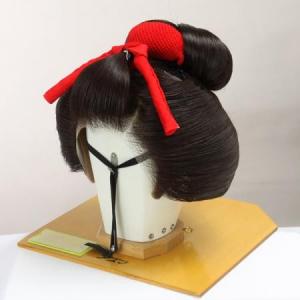 つぶし島田 日本髪かつら(中古品) 【受注生産品演劇 芸者 舞台 つぶし島田 日本髪かつら(中古品) 【受注生産品演劇 芸者 舞台