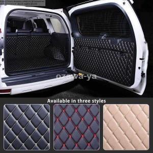 自動車用ラゲッジマット リアトランク ゲートドアマットカバー床カーペット泥パッドキックトレイトヨタランドクルーザープラド 150 2010-2018