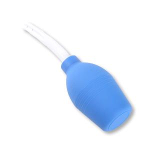 ビニール ポンプ ノズル付き 大容量タイプ 浣腸 洗浄 浣腸器 多目的用 ライトブルー