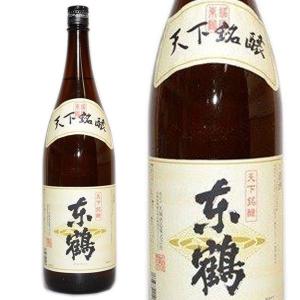 [1本]【送料無料！（北海道・沖縄は別途送料）】東鶴（あずまづる）一升瓶 1.8L／日本酒 1800ml辛口 清酒 お酒 祝い 地酒｜azumazuru-1