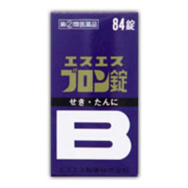 エスエス製薬　 エスエス　ブロン錠　 84錠 　咳止め　去たん薬　【指定第2類医薬品】