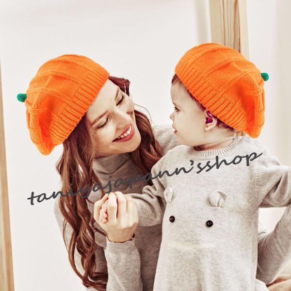 ハロウィン コスプレ 仮装 かぼちゃ帽子 ワンポイント かぼちゃ 帽子 レディース カボチャ 子供 ...