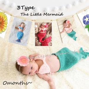 寝相アート 人魚姫 出産祝い 衣装 ベビー ニューボーンフォト