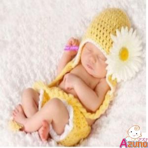 寝相アート 衣装 女の子 ハーフバースデー 百日お祝い