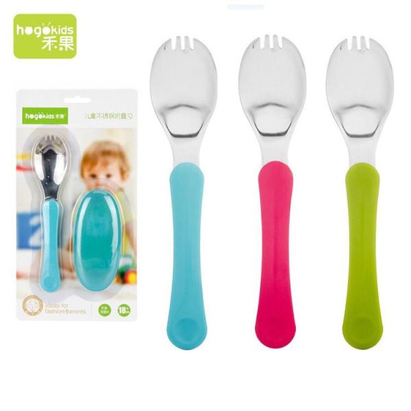 赤ちゃん スプーン 離乳食  サラダフォーク カトラリー 携帯タイプ フォーク スプーン カトラリー...