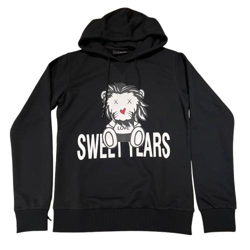 SWEET YEARS スウィートイヤーズ スウェット パーカー 14811SYB黒ライオン ハート
