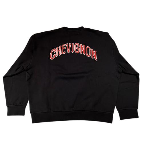 CHEVIGNON シェビニオン スウェット 丸首トレーナー 2410141黒