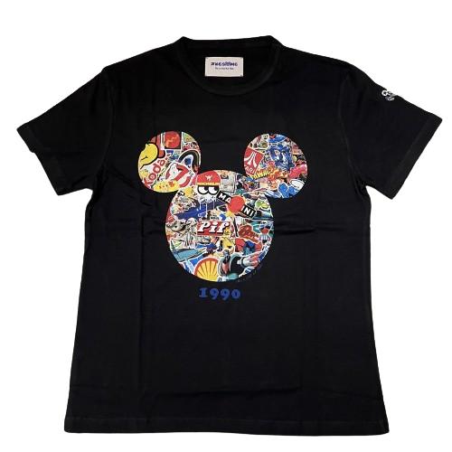 オーサム AWESOME クルーネック 半袖 Ｔシャツ ミッキーマウス ART アート2412230...