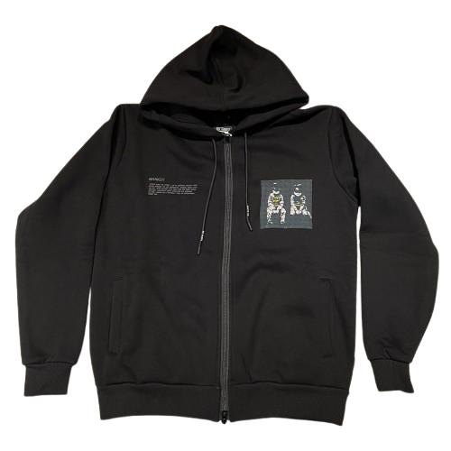 KO SAMUI コサムイ スウェットパーカー バンクシー バットマン アート ジップアップ 250...