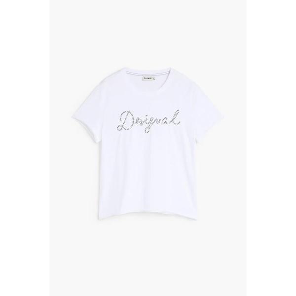 Desigual デシグァル Ｔシャツ  刺繍ロゴ　新作26WWTK392000
