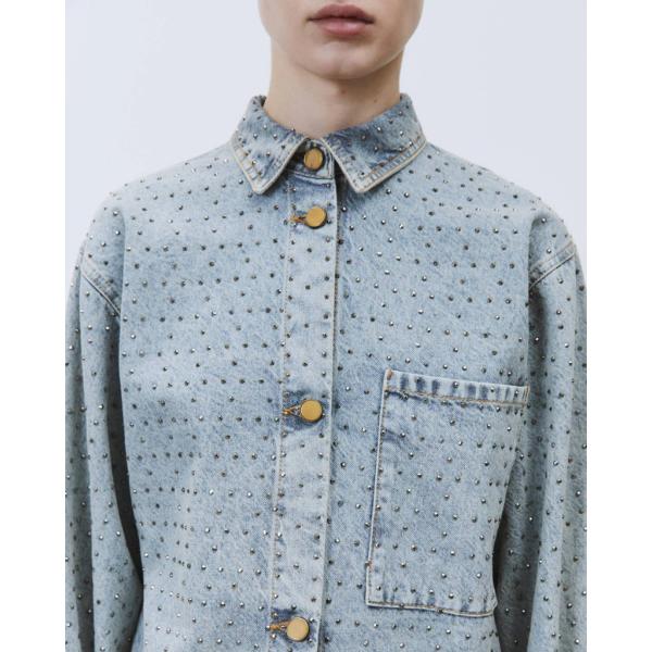 ALYSI アリジ　スタッズ デニムシャツ新作alysi2510314