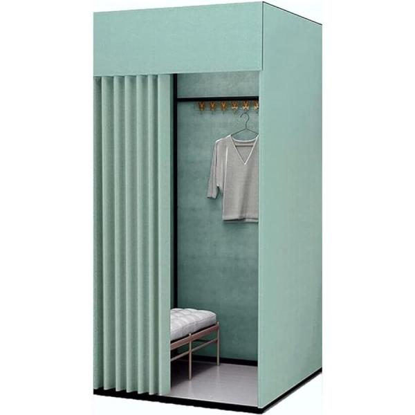 移動更衣室 更衣室、簡易 試着室 フィッティングルーム、フックアップ付き衣料品店、モバイルポータブル...