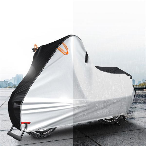 自転車カバー 厚手 サイクルカバー 丈夫 300D厚手 破れにくい 防水 防塵 レインカバー UVカ...