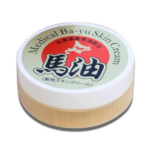 薬用 馬油 スキンクリーム 北海道産 馬油配合 20g 医薬部外品 リップクリーム ハンドクリーム ヘアクリーム ネイルクリーム｜azusaya