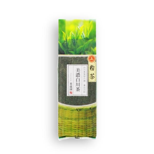 茶蔵園 白川茶 上粉茶 (270g) 岐阜 白川茶 緑茶  煎茶 こな茶 粉茶