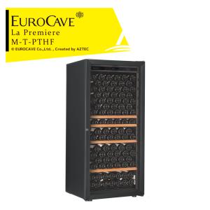 EUROCAVE｜ユーロカーブ ワインセラー ラ・プルミエシリーズ La PREMIERE-M-T-PTHF（黒） ガラスドア/169本収容