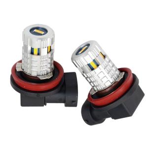 LED フォグ セレナ ライダー 後期 H24.8〜 C26 H8 イエロー フォグランプ 3000K 最新型CSP1860チップ 2個セット (ネコポス送料無料) アズーリ｜azzurri