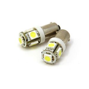 (AZ) LED キャンセラー内蔵 BA9S/G14 5発 SMD ホワイト 2本セット 最安値挑戦★//(ネコポス送料無料)