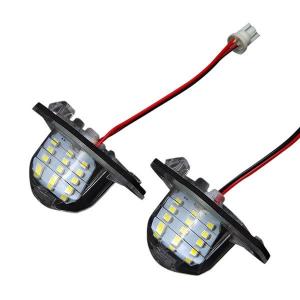 AZ製 ホンダ ナンバー灯 LED ユニット ステップワゴン RP系  前期型用 専用設計 純正交換タイプ 2個セット 30発SMD//送料無料 アズーリ｜azzurri