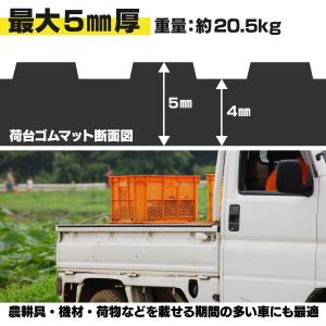 AZ製 軽トラック 荷台ゴムマット 210cm...の詳細画像3