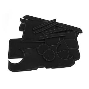 ★在庫処分品★ ラバーマット ハスラー MR52S  ドアポケットマット/シート 滑り止め ブラック 18P  ドレスアップ効果 【車種専用設計＋安心の1ヵ月保証】