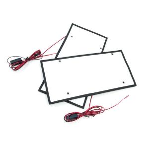 (AZ) 字光式 ナンバープレート LED 面発光 2枚 普通車/軽