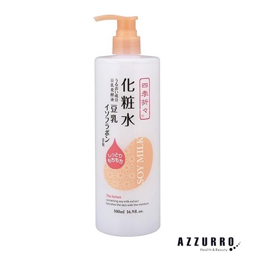 熊野油脂 四季折々 豆乳イソフラボン 化粧水 500ml【ゆうパック対応】【ドラッグストア】