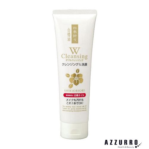 熊野油脂 四季折々 白椿油Wクレンジング洗顔フォーム 190g【宅急便コンパクト対応】【ドラッグスト...