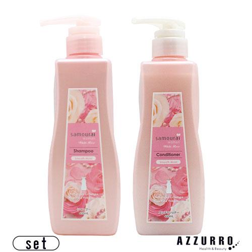 【SPRジャパン】サムライウーマン ホワイトローズ シャンプー スムースモイスト 450ml　コンデ...