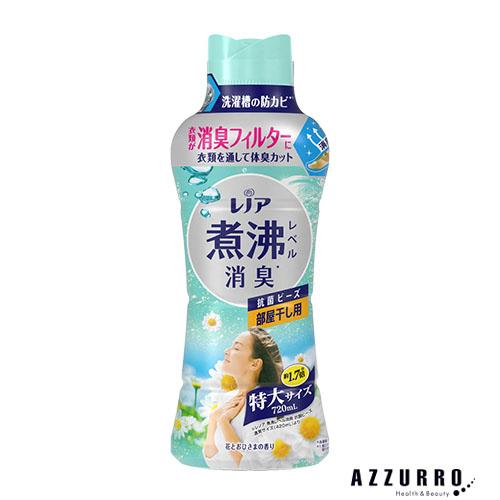 P&amp;G レノア 煮沸レベル 消臭抗菌ビーズ 部屋干し 花とおひさまの香り 本体 特大 720ml【ド...