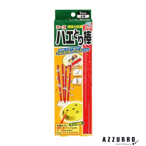 アース製薬 ハエとり棒 コバエ取り 捕獲器 粘着シート 蠅 誘引 1セット【ドラッグストア】【追跡可...