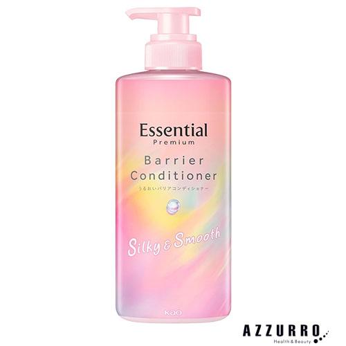 花王 エッセンシャル プレミアム うるおいバリアコンディショナー S&amp;S ポンプ 450ml【ドラッ...