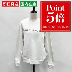 MARCJACOBSマークジェイコブズ ロゴスウェット ホワイトMサイズ MARC JACOBS（マーク・ジェイコブス） スウェット C604C05PF21 ロゴ