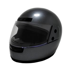 ヘルメット バイク用 フルフェイスヘルメット ガンメタ BB100 シールド付 全排気量 原付 シールド 全排気量対応 SG安全規格品 バイク B&amp;B